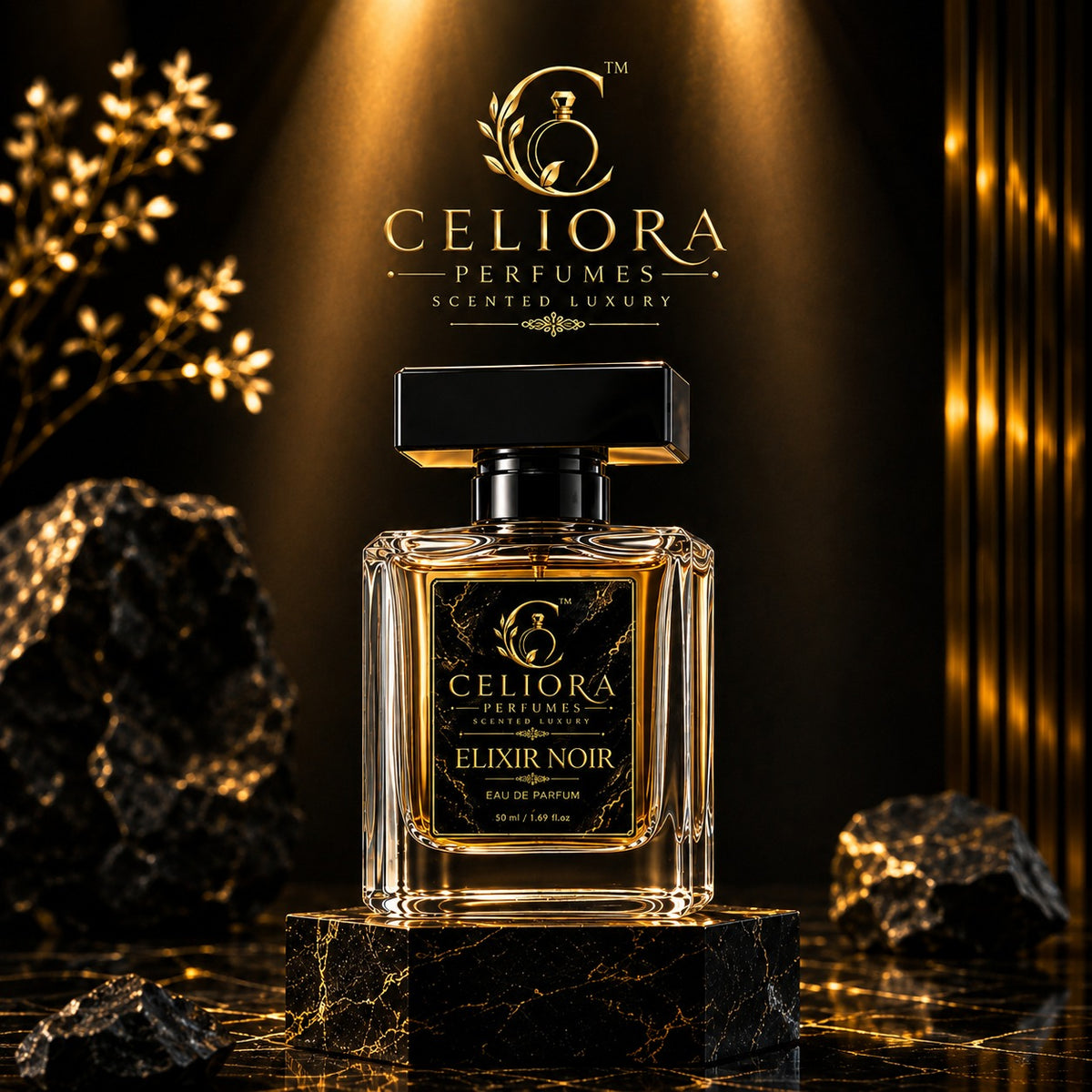 CELIORA PERFUMES Elixir Noir Long Lasting Eau De Parfum For Men & Women, 50 ml